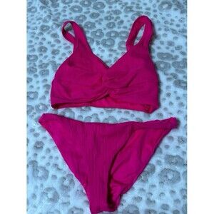 Beach bunny pink swim set